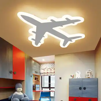 Diy Acrylic Airplane Led Ceiling Light Modern Kids Bedroom
