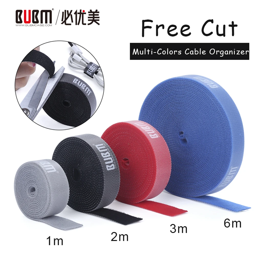 

BUBM Cable Management Cable Organizer Wire Winder Mouse Cord Clip Protector USB Cable Earphone Holder for Work and Travel