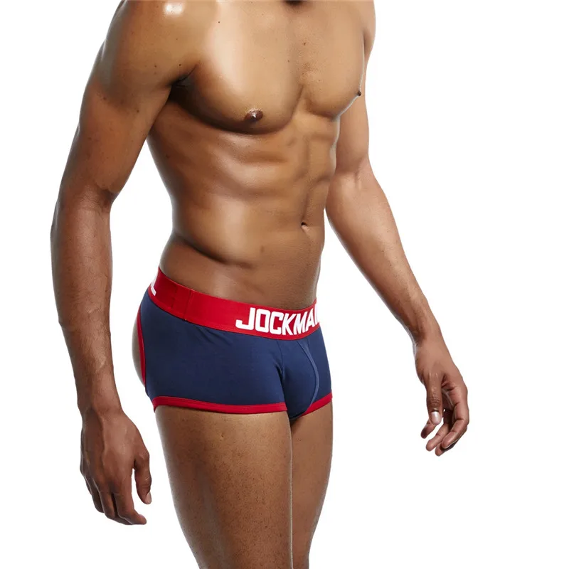 Джоки JOCKMAIL мужские с низкой талией Брендовое пикантное нижнее белье дышащие