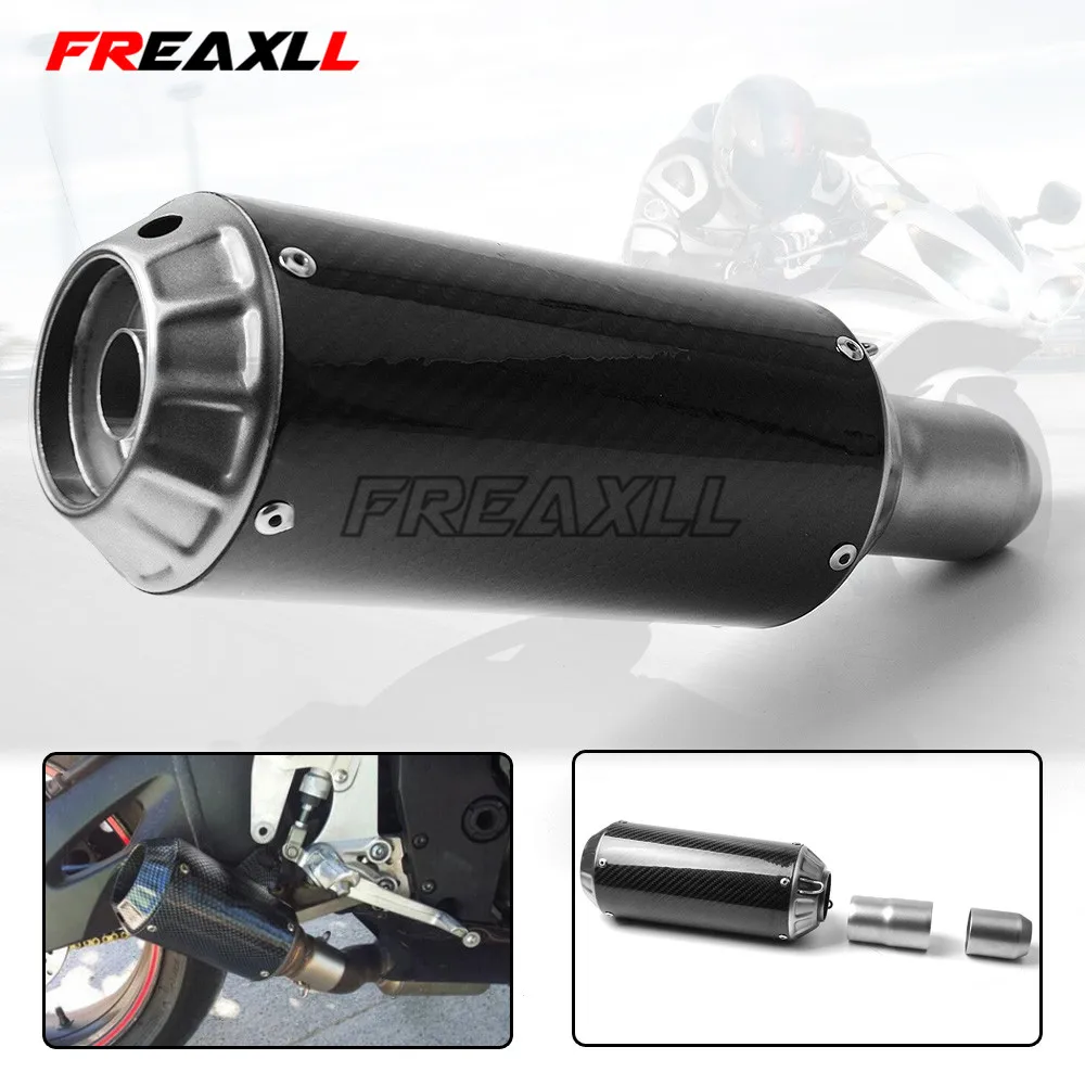 Universal 36-51mm Modified Motorcycle Exhaust Pipe Muffler For Yamaha FJR1300 for BWS 125 FZ07 09 FZ1 FZ8 FZ6R MT09 MT07 Universal 36-51mm Modified Motorcycle Exhaust Pipe Muffler For Yamaha FJR1300 for BWS 125 FZ07 09 FZ1 FZ8 FZ6R MT09 MT07