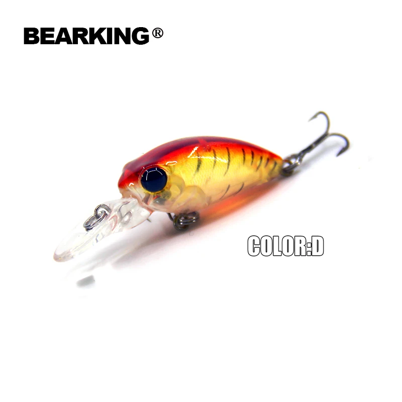Bearking 5pcs/lot professional fishing lures, assorted colors, minnow  32mm 2.7g, Floating crankbait popper shad 2016 hot model