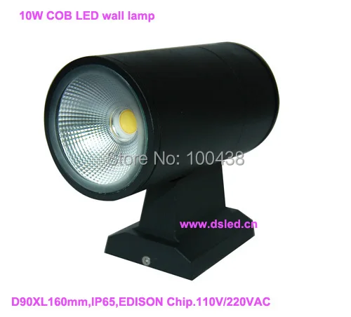 

Free shipping by DHL!! 10W up-down COB LED porch lamp,LED wall lamp,good quality EDISON Chip,1X10W,DS-08-15-10W,110V/220VAC,IP65