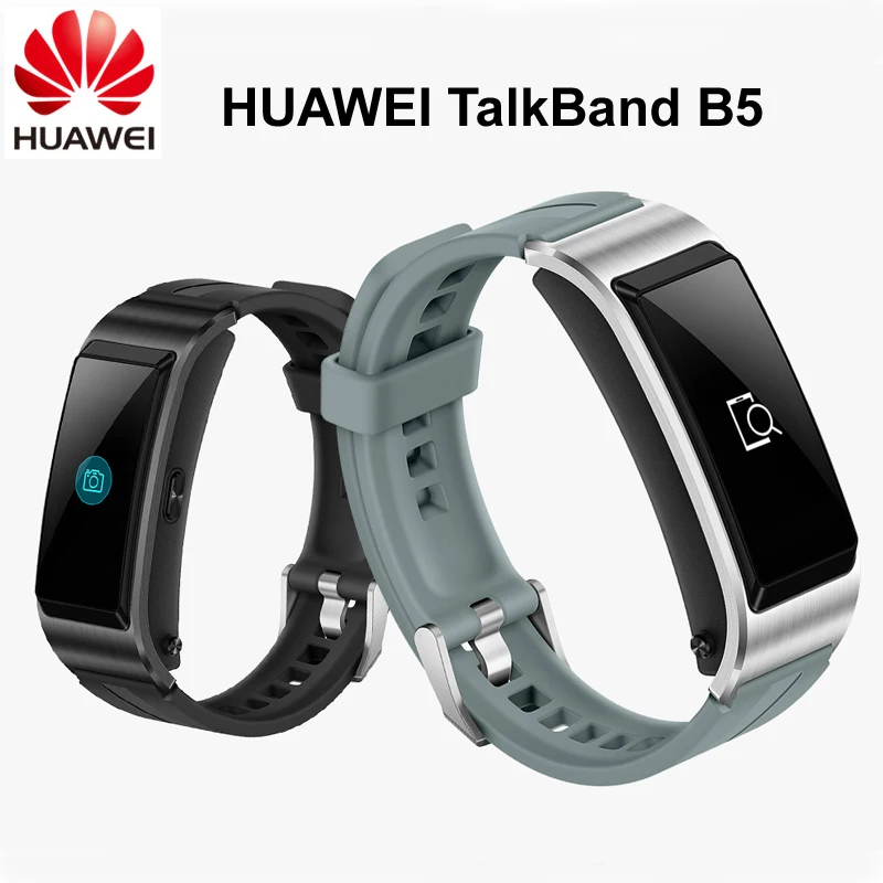 Оригинальный Смарт браслет Huawei B5 с цветным экраном Водонепроницаемый Bluetooth