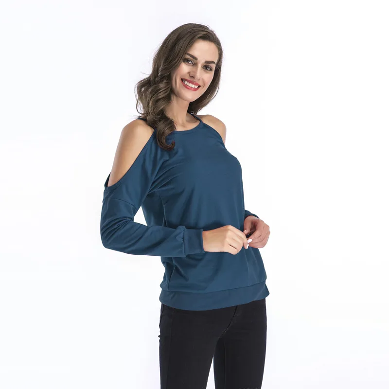 2018 Womens Top Off the Shoulder Sweatshirt and Blouses Pullover Boho