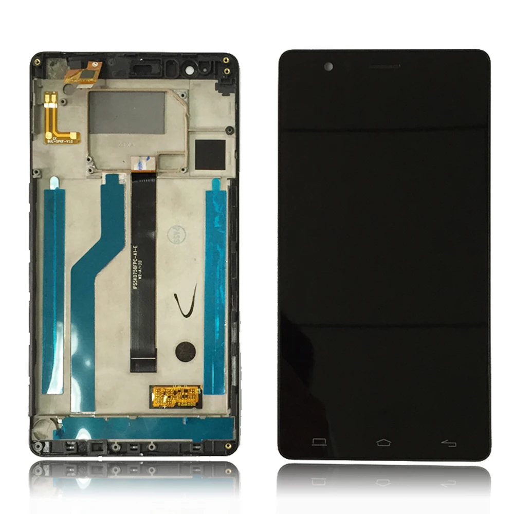 

For BQ Aquaris E6 LCD Display Screen with Touch Screen Digitizer Assembly with frame Black