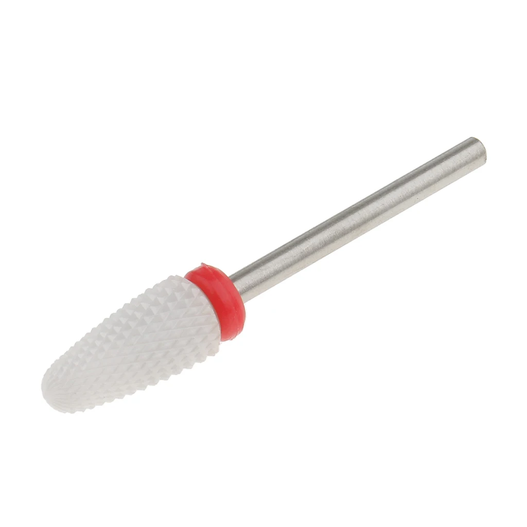 Nail Art Polishing Grinding Head Ceramic Electric Drill Bit Corn Medium Mounted Grinding Stone Head Electric Manicure Cutter