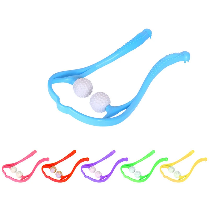

2019 New Aptoco Newest Neck and Shoulder Therapeutic Dual Trigger Point Self-Massage Tool Cervical Massager