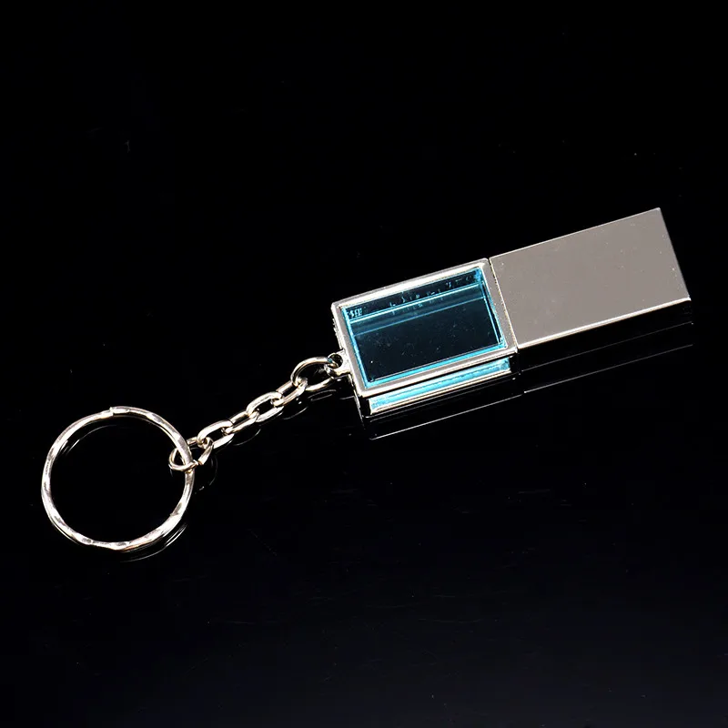 B JASTER креативный usb2.0 Хрустальная рамка+ брелок модель флешки 4 ГБ 8 ГБ 16 ГБ 32 ГБ 64 ГБ флеш-накопитель USB подарок - Цвет: B