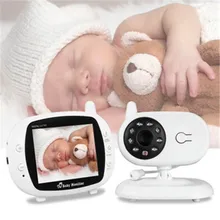 ЖК-дисплей 3,5 беспроводной аудио видео детский спальный монитор портативный инфракрасный светодиодный безопасности Детская камера детская рация няня