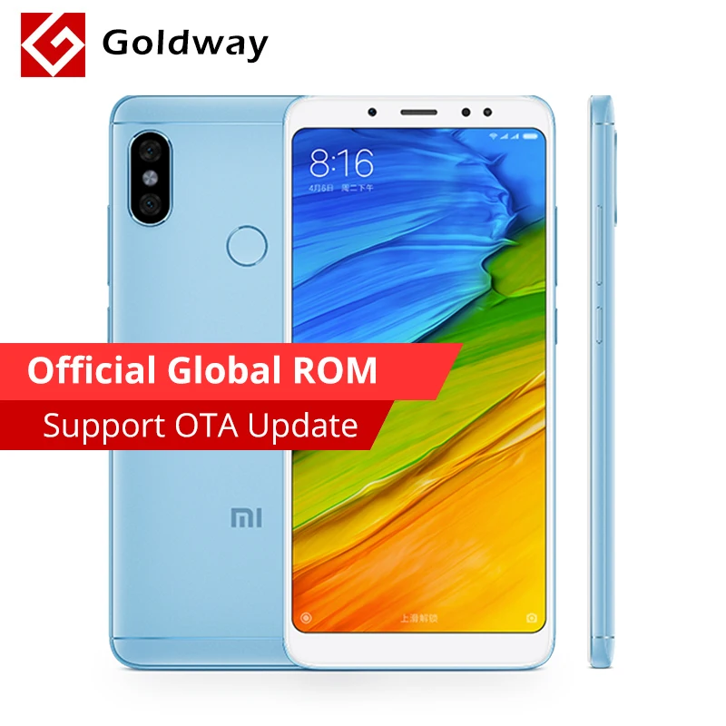 

Original Xiaomi Redmi Note 5 Snapdragon 636 Octa Core 3GB RAM 32GB ROM Dual AI Camera 4000mAh 5.99" 18:9 Full Screen SmartPhone