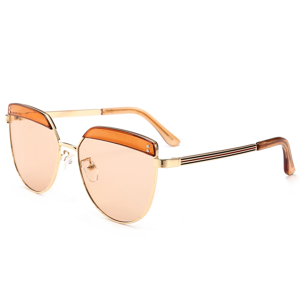

Suprehot 6 Color Sunglasses 2018 Popular Design Alloy Metal Frame With Anti UV400 Clean Lens Sunwear 11732