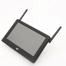 Профессиональный торговый выпуск Sharp Vision HD 7 дюймов 800*480 LCD FPV монитор с солнцезащитным козырьком для RC квадрокоптера