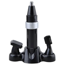 Перезаряжаемый 3 в 1 триммер для носа, мужской персональный набор для ухода за волосами, триммер для лица, бровей, ушей