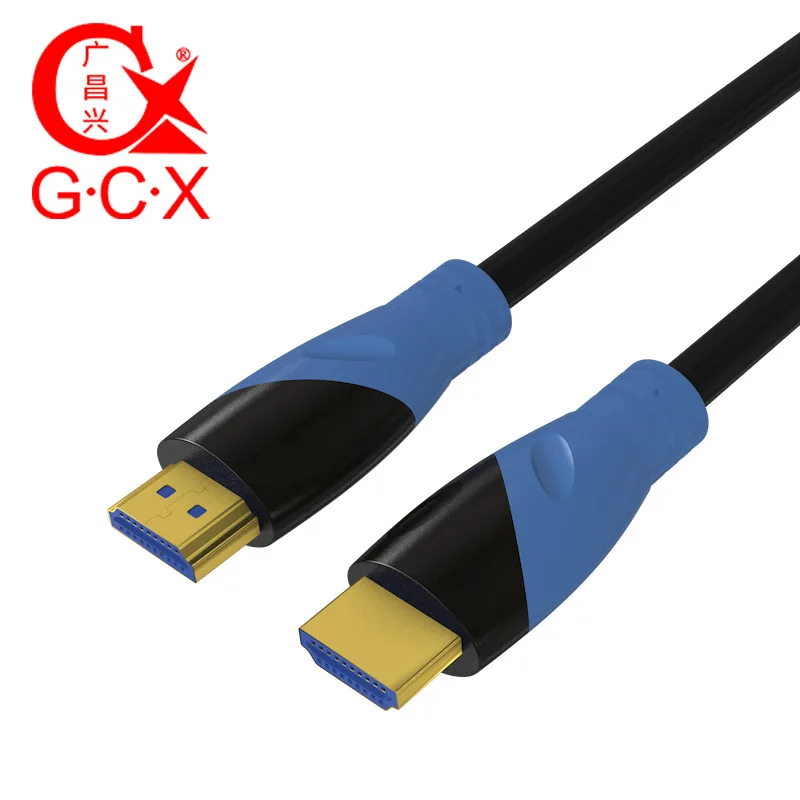 

G.C.X Premium 4K HDMI Cable 2.0 Standard Male to Male Plastic Color Moulding Computer Cable HDMI 0.5M 1M 1.5M 1.8M 2M 3M 5M
