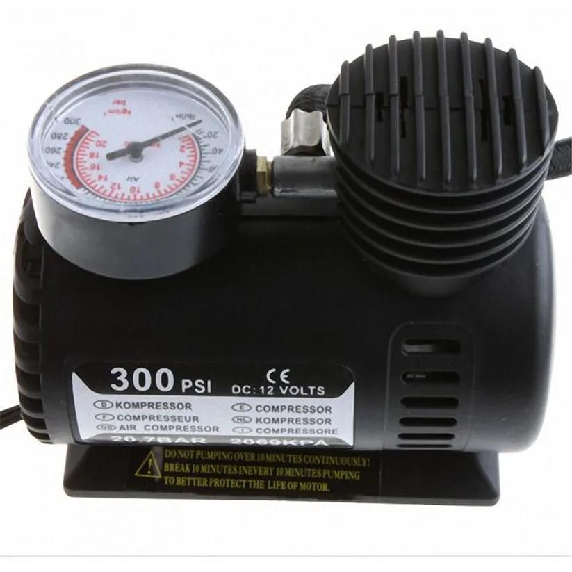 

Car-styling wupp Inflatable Pump 12V Car Auto Electric 300PSI Air Compressor Tire Inflator Pump td1215 dropship