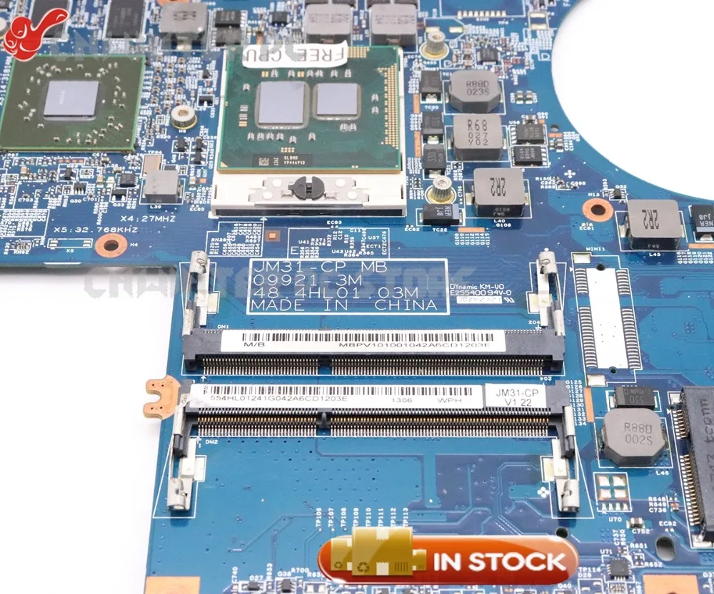  NOKOTION For Acer aspire 3820TG Laptop Motherboard HD5650M 1GB JM31-CP MB 09921-3M 48.4HL01.03M MBP