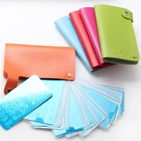 24 Slots PU Nail Art Stamping Plates Case Holder Steel Template Leather Bag Folder Template Storage Tools For 6cm*12cm Stencil 1