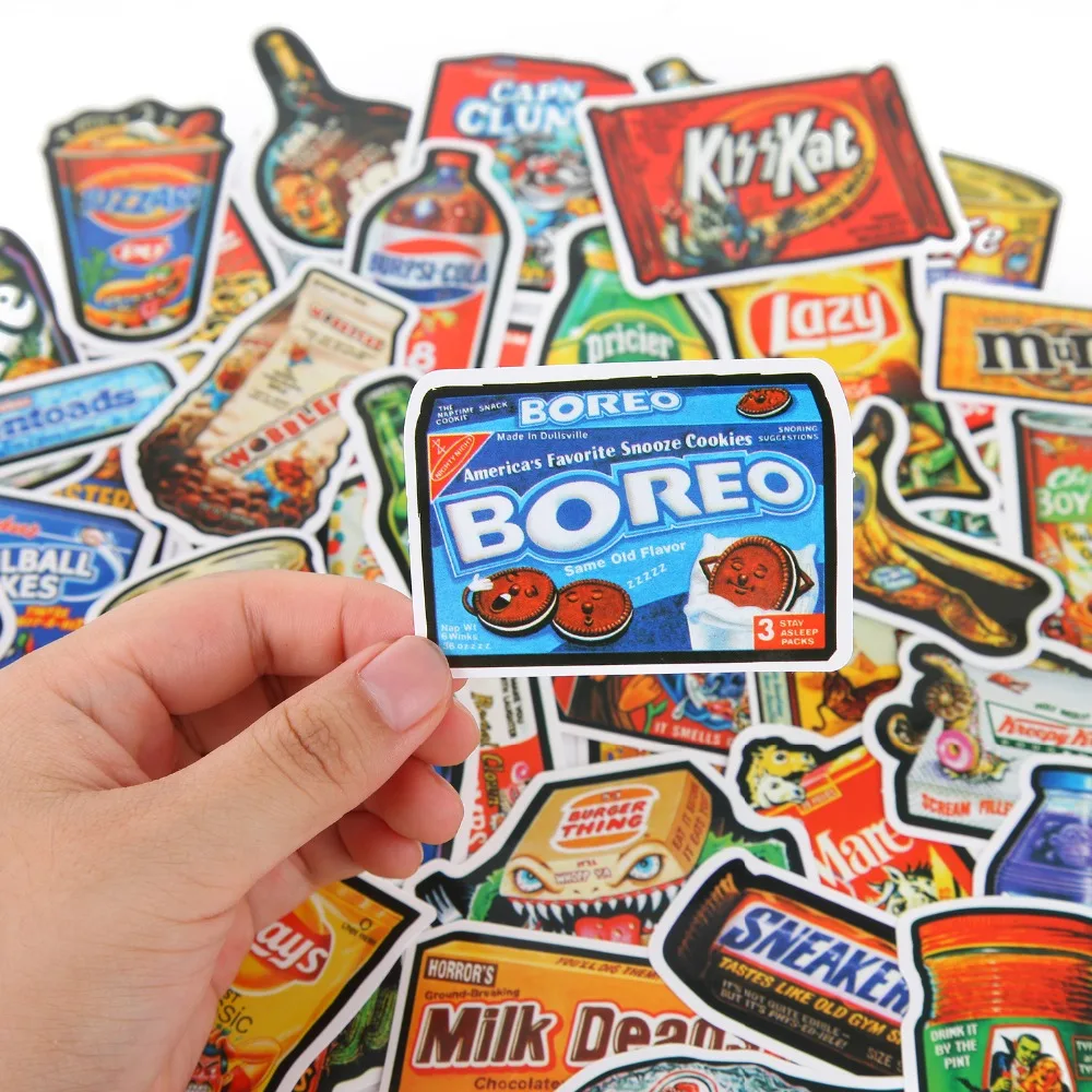 Snacks And Drinks Graffiti Stickers (3)