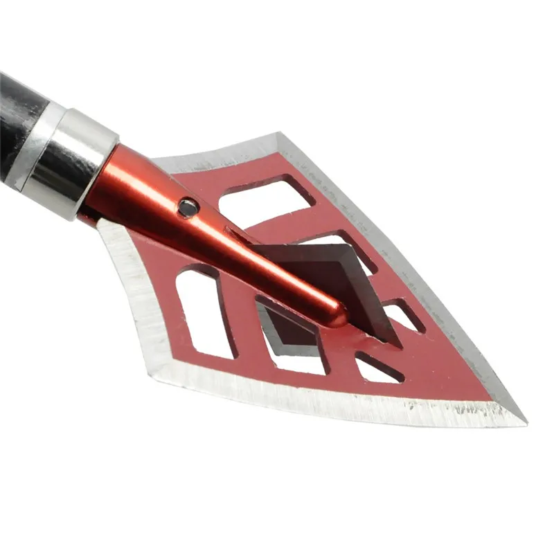 125 الحبوب الأحمر الرماية السهم Broadheads رأس 4 شفرة السهم رؤساء نقاط نصائح الرماية الصيد السهم ل مجمع قوس Recurve طويلة القوس 125 الحبوب الأحمر الرماية السهم Broadheads رأس 4 شفرة السهم رؤساء نقاط نصائح الرماية الصيد السهم ل مجمع قوس Recurve طويلة القوس