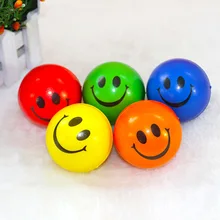 Smile Face Print Sponge Foam Squeeze Stress Ball Relief Yoga Gym Fitness Toy Hand Wrist Exercise PU Rubber Toy Balls YJS Dropsh Smile Face Print Sponge Foam Squeeze Stress Ball Relief Yoga Gym Fitness Toy Hand Wrist Exercise PU Rubber Toy Balls YJS Dropsh