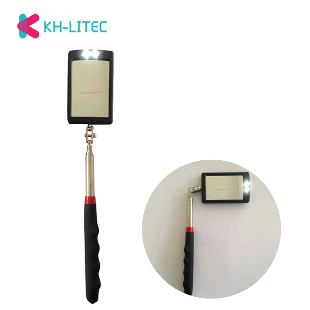 KHLITEC-Led-Flashlight-Battery-Vehicle-Bottom-LED-Telescopic-Inspection-Mirror-Amplification-Detection-Mirror-With-A-Light