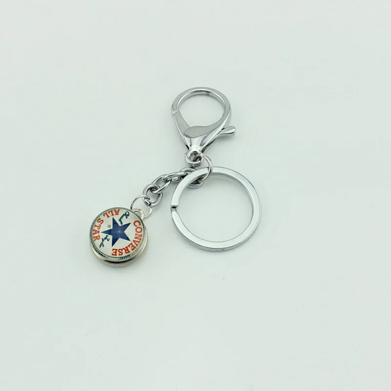 Metal Ginger Snap Button Key chain Key rings Fit 18mm Button Snaps