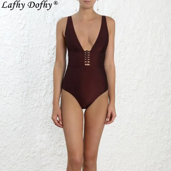 

Ladies catwalk high-end big name solid color cover belly slim shoulder manual button triangle siamese spa women's swimsuit 822