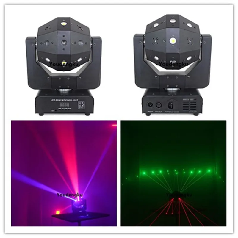 2 pieces endless moving led 3in1 beam strobe laser cheap moving head disco lights