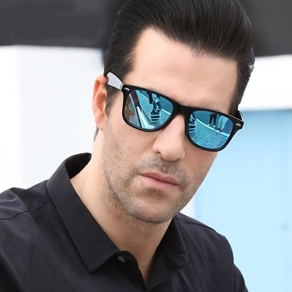Fashion Polarized Square Sunglasses Night Vision Men Women Mirror Sun Glasse Luxury Eyewears UV400 Goggles Male