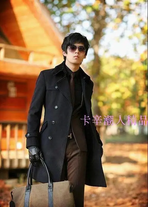 Черный, серый, двубортный,, высокое качество, мужские куртки, Мужское пальто, утолщенное, теплое, мужское, шерстяное пальто, мужское, серое, бушлат, S-3XL