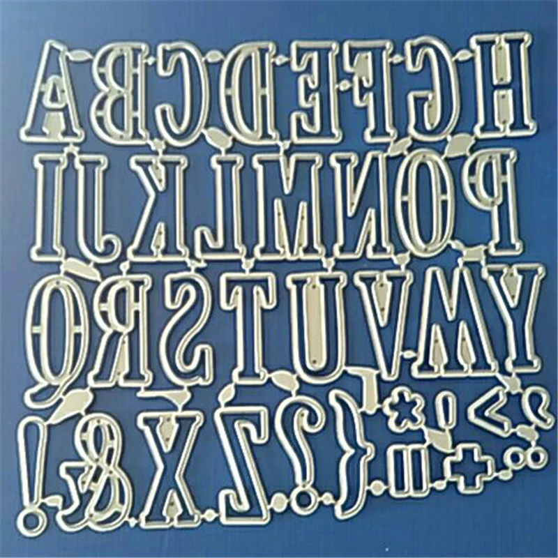 

Letter Alphabet Metal Die Cutting Dies Embossing Stencil Album Card Scrapbooking DIY Stencil Template Crafts Diecuts