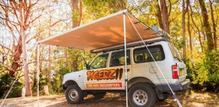 

Awning Roof Top Camper Trailer Car Side Tent 2.5MX3M Cover Shade Shelter 4WD 4x4