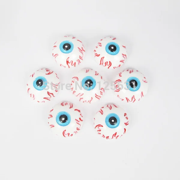

Flatback DIY Halloween Zombie Eye Resin Cabochon Craft Scrapbooking Embellishment Photo Frame Crafts Making Size 25*25mm