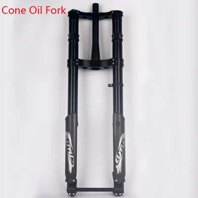DH горная велосипедная масляная подвесная вилка 26/27. 5 для путешествий 210 мм mtb rockshox горная перевернутая вилка - Цвет: cone oil fork