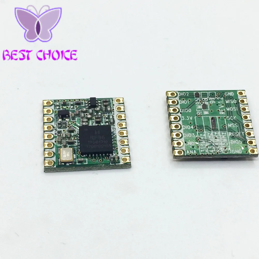 RFM95W 20dBm 100mW 868Mhz DSSS spread spectrum беспроводной модуль приемопередатчика SPI SMD|smd module|wireless