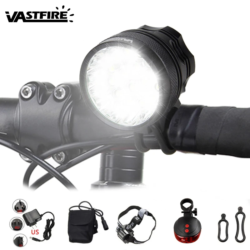 20000LM LED Flashlight Penlight Adjustable Focus Bicycle Torch 14500 Battery XG