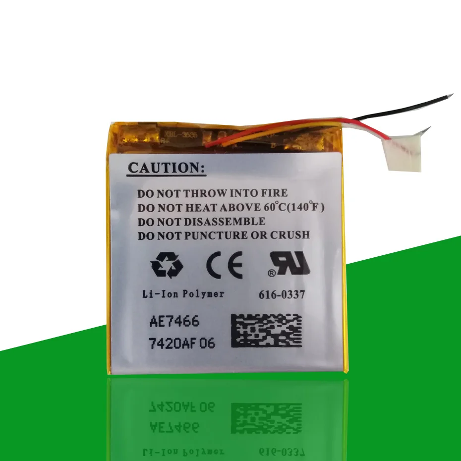616-0337 370Mah Batteria Per Apple Ipod Nano 3 3Rd 3Gen Batterie Nano3Rd Nano3 Mp3 8Gb 4Gb Mp4 Accumulator Akku