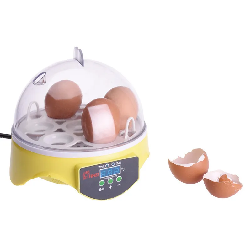 New Mini 7 Egg Incubator Poultry Incubator Brooder Digital Temperature Hatchery Egg Incubator Hatcher Chicken Duck Bird Pigeon New Mini 7 Egg Incubator Poultry Incubator Brooder Digital Temperature Hatchery Egg Incubator Hatcher Chicken Duck Bird Pigeon