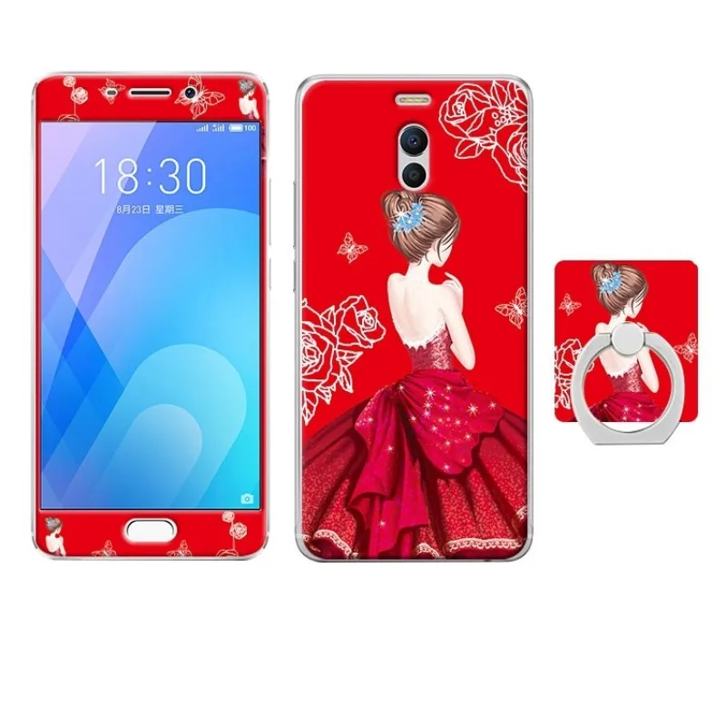 Meizu M6 note case cover glass screen protector  (25)
