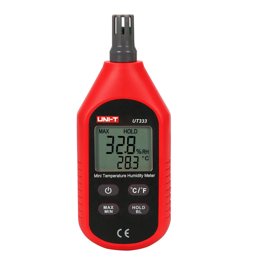 

UNI-T UT333 Mini Digital Temperature Humidity Meter Thermometer Hygrometer Indoor Outdoor Temperature Tester LCD Display C/F