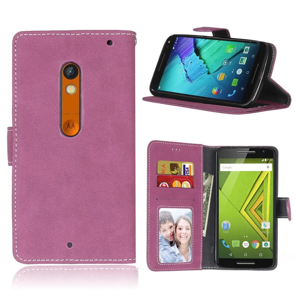 Чехол Для Motorola Moto X Play/X3 Lux XT1562 телефон Класса Люкс PU Кожаный Бумажник Подставка Coque