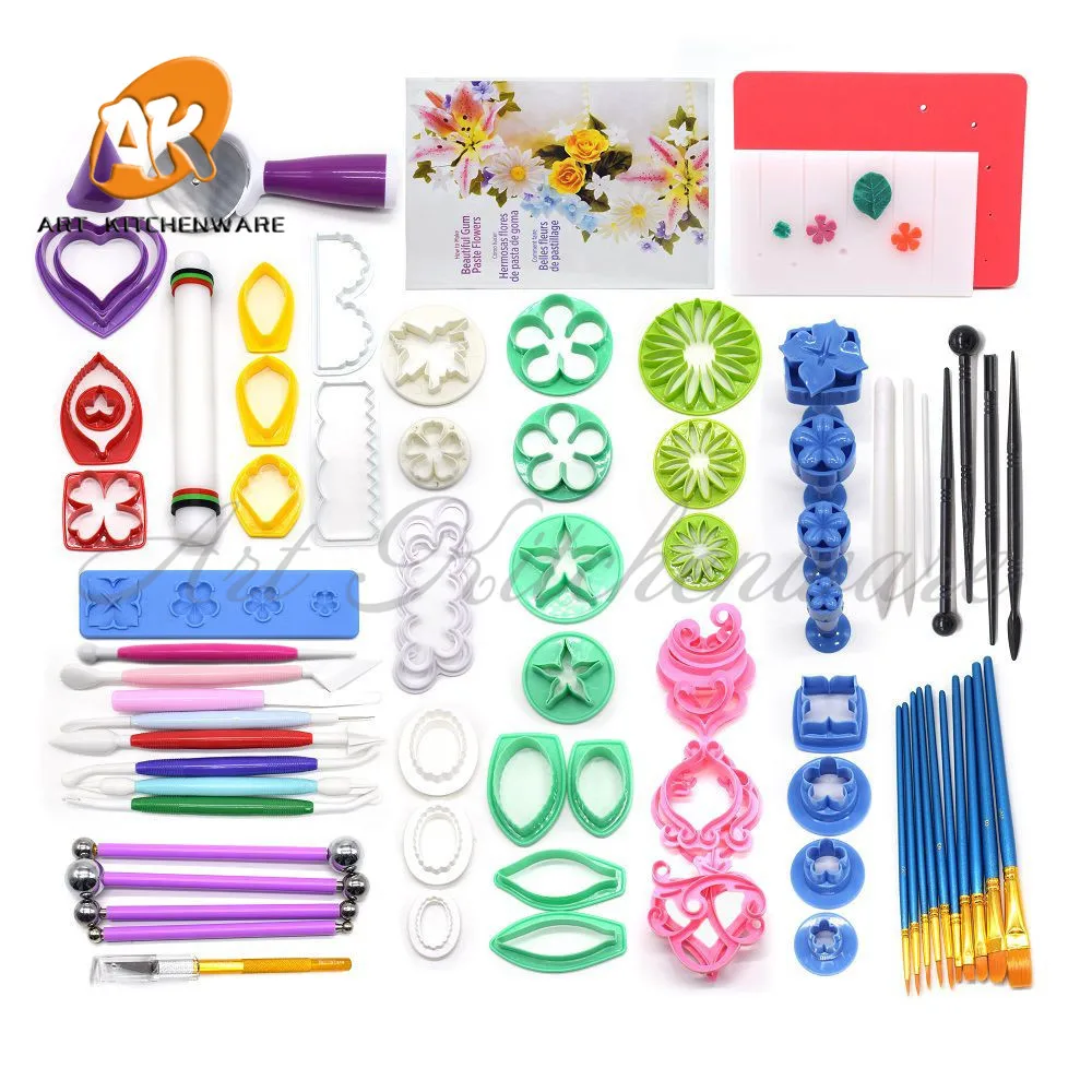 Super Cake Decorating Tools Set Flower Modeling Tools