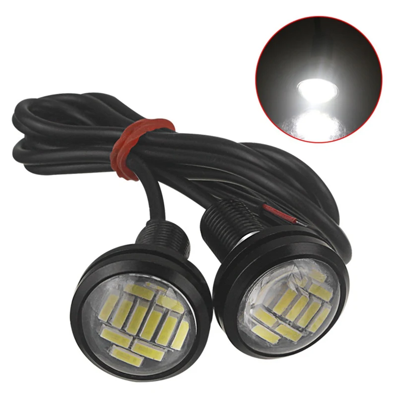 

1 x White DC 12V 15W 23mm Eagle Eye LED Daytime Running DRL Backup Light Car Auto Lamp Daytime Running Light