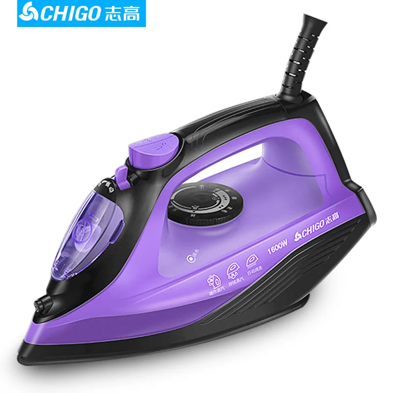 

1600W Portable Handheld Clothes Garment Steamer Household Mini Electric Irons with Large Ceramics Board Convenient Ironing Tool