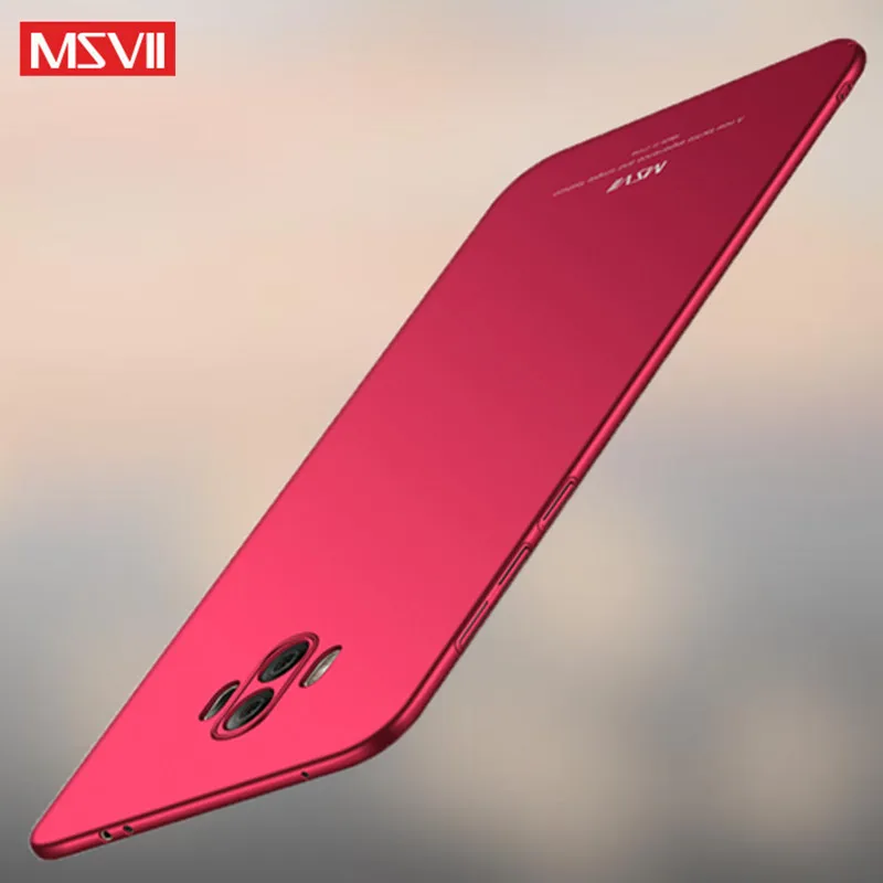

For huawei Mate 10 lite case MSVII Luxury Plastic protection case for huawei mate 10 pro coque For mate 10lite phone case cover