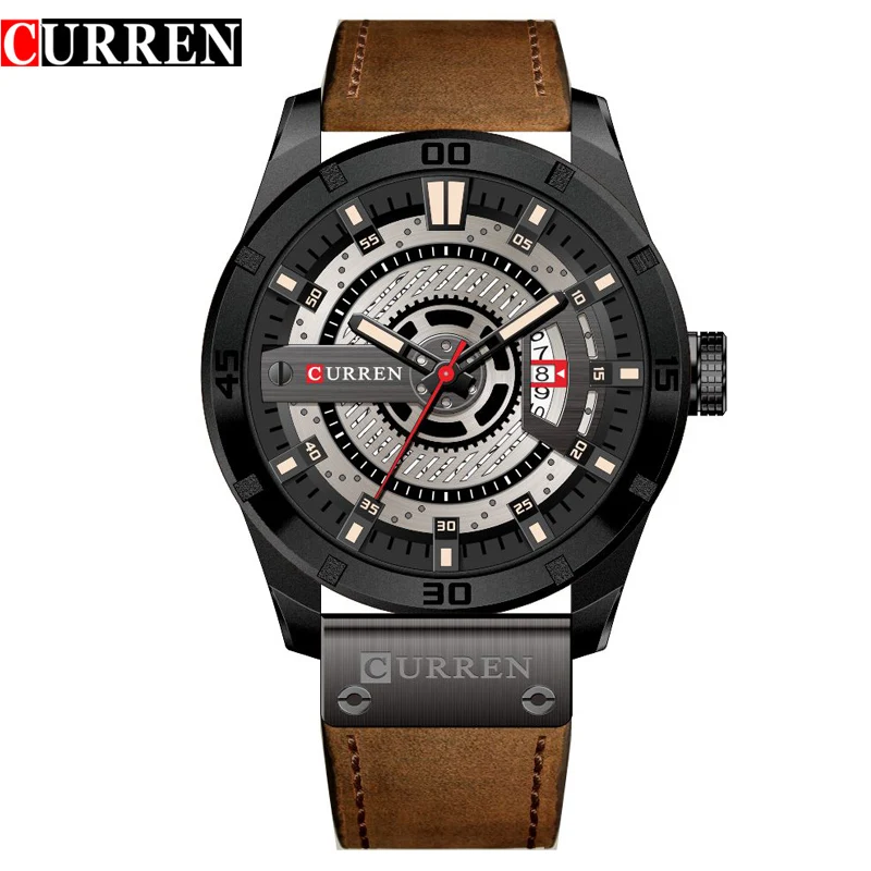 Curren 8301 армейские военные кварцевые мужские часы Лидирующий бренд роскошные