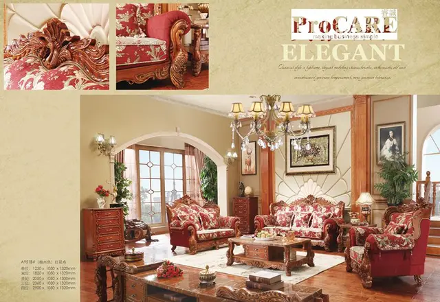 moebel im italienischen stil, luxus antike italienischen stil rot farbe stoff sofa set für, Design ideen