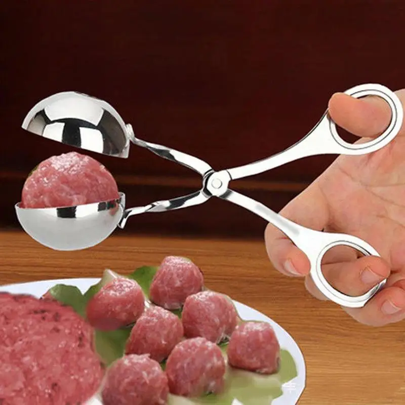 

Stainless Steel Stuffed Meatball Clip Convenient Meatball Maker Form For Meatballs Diy Fish Meat Rice Ball Maker