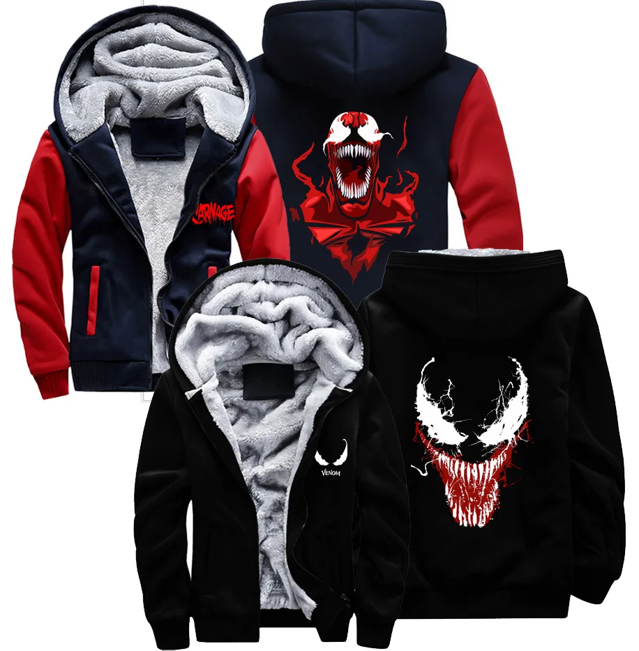 Venom Spider-man Mens Womens Hoodies Fashion Tops Thin Funny Pullover Sweatshirt