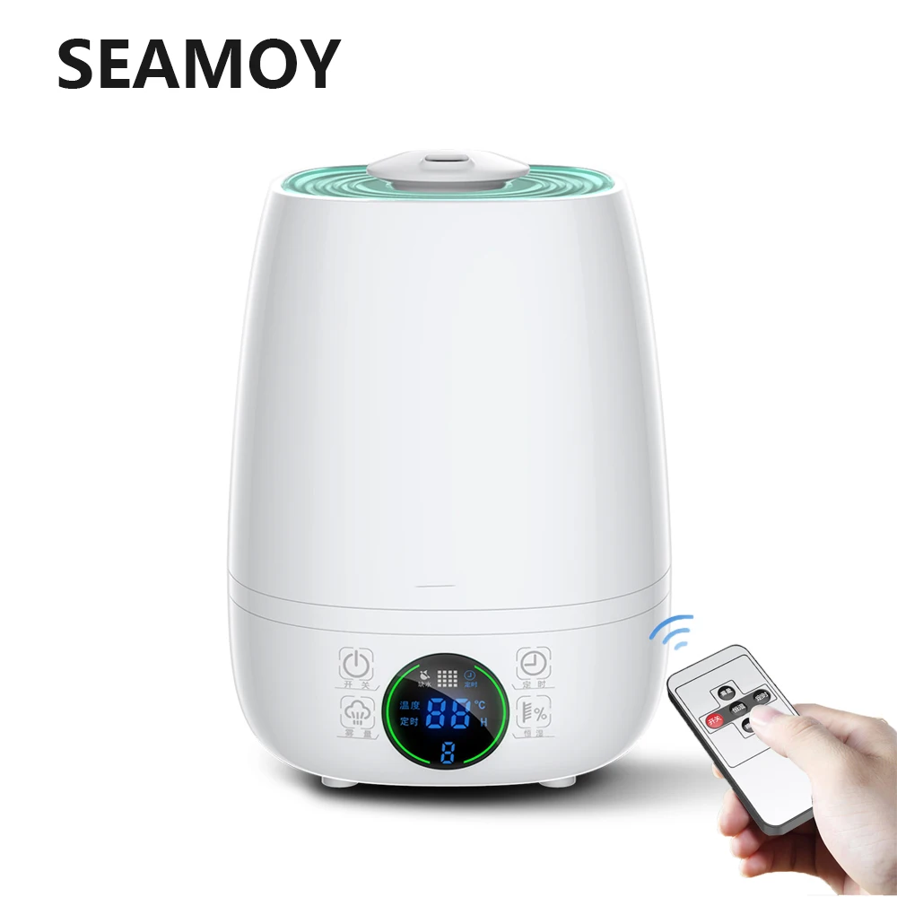 

Seamoy Air Humidifier for Home Essential Oil Diffuser 4.5L Remote Control Aroma Diffuser Aromatherapy Cool Mist Maker For Home